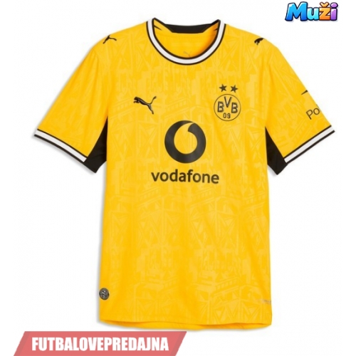 Lacne Muži Futbalové dres Borussia Dortmund Joey Veerman #25 2026-27 Krátky Rukáv - Domáci